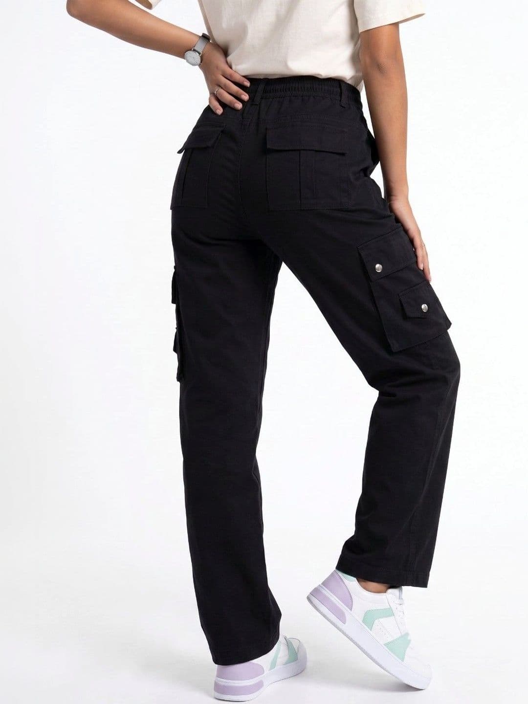 jeancherry Women Classic Relaxed Fit Mid-Rise Stretchable Jeans thumbnail 3