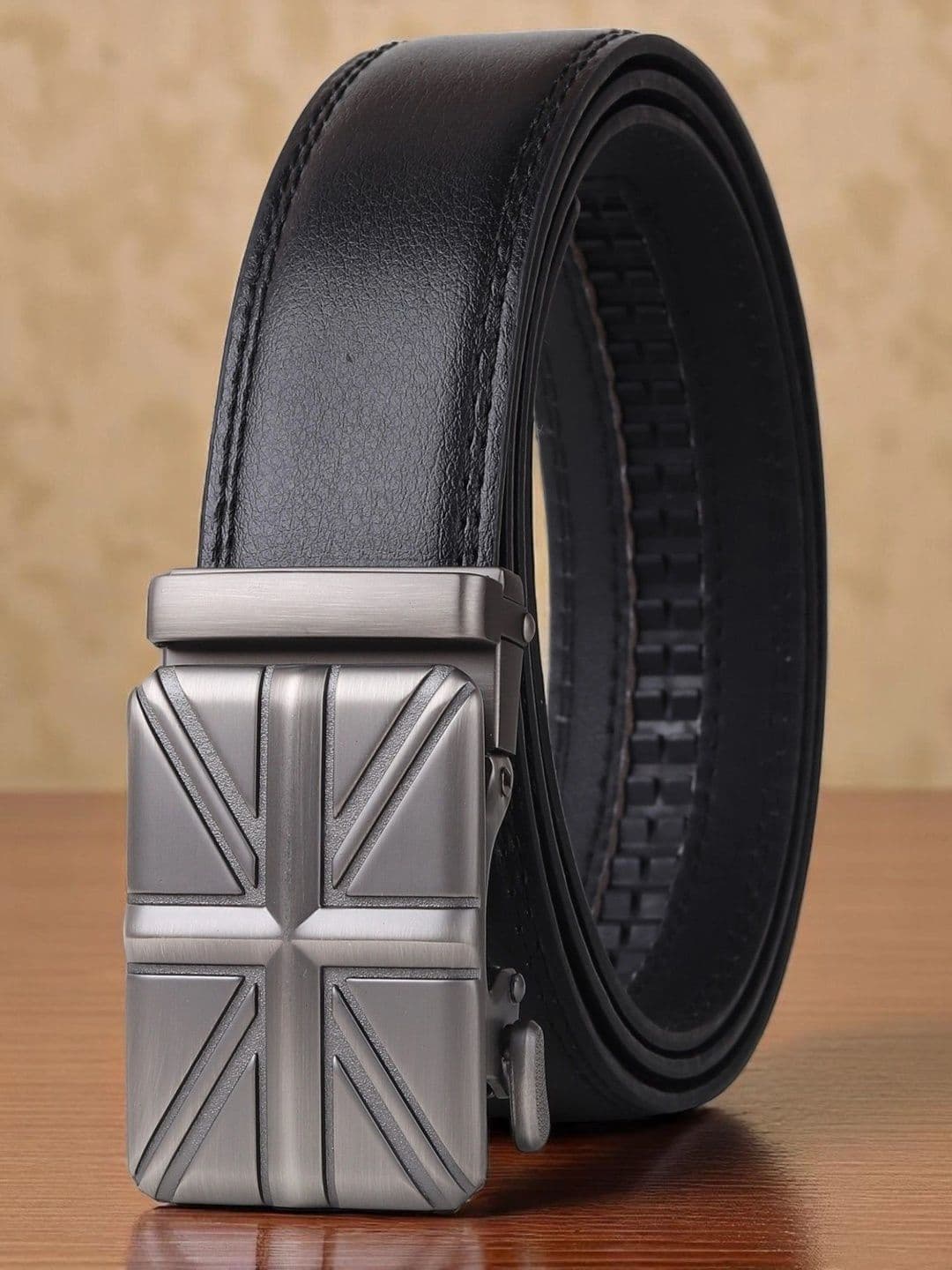 WROGN Men Textured PU Formal Belt - view 1