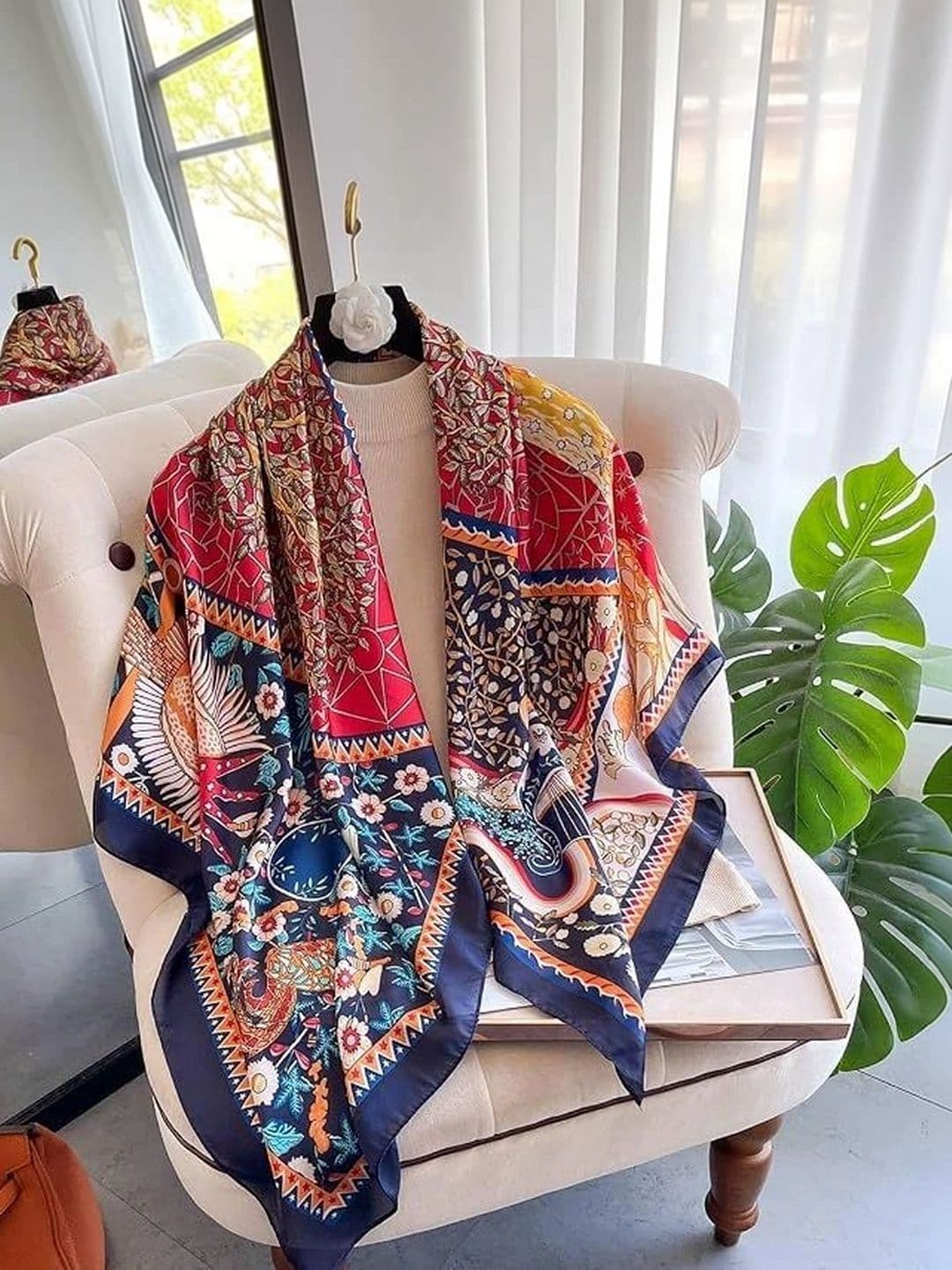 ANDVOGUE Silk Stoles & Scarf for women - view 1