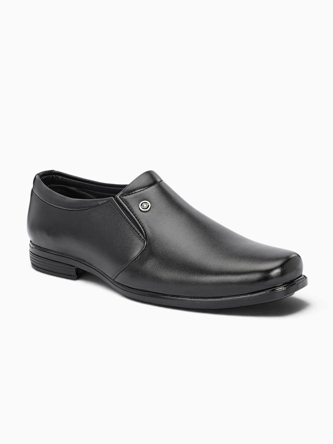 HERE&NOW Leather Square Toe Formal Slip-Ons thumbnail 3