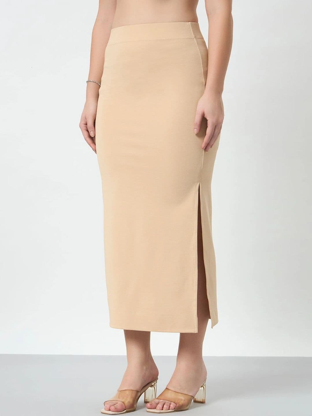 Trend Arrest Women Side Slit Midi Straight Skirt thumbnail 6