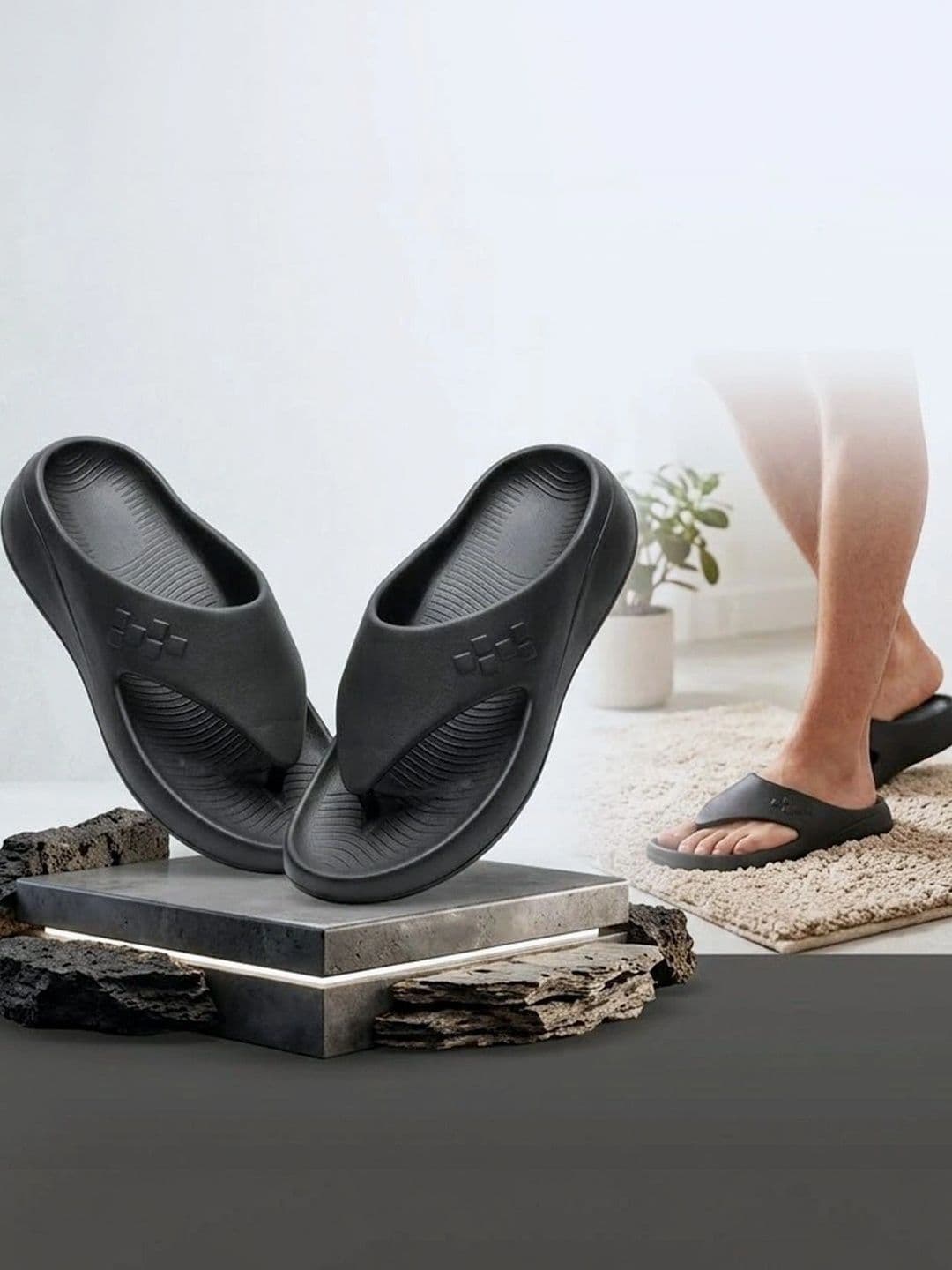 NEW ORANIE Men Thong Flip-Flops thumbnail 2