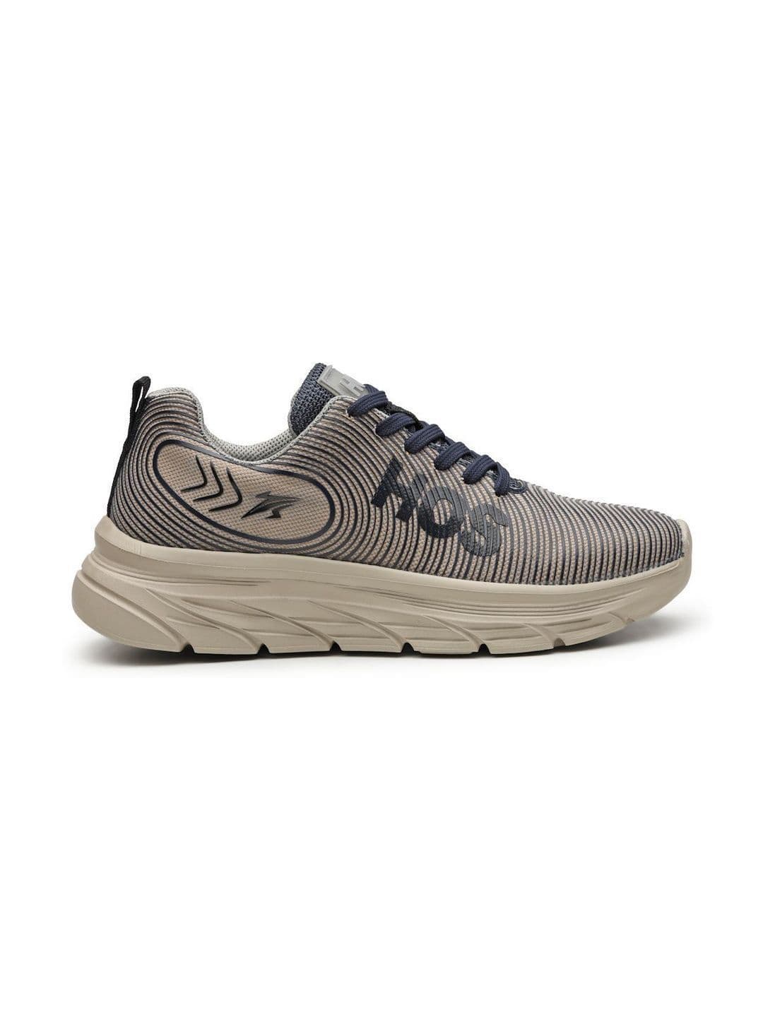 HOS Men Running Shoes Lace-Up Lightweight Comfortable Sports Shoes thumbnail 7