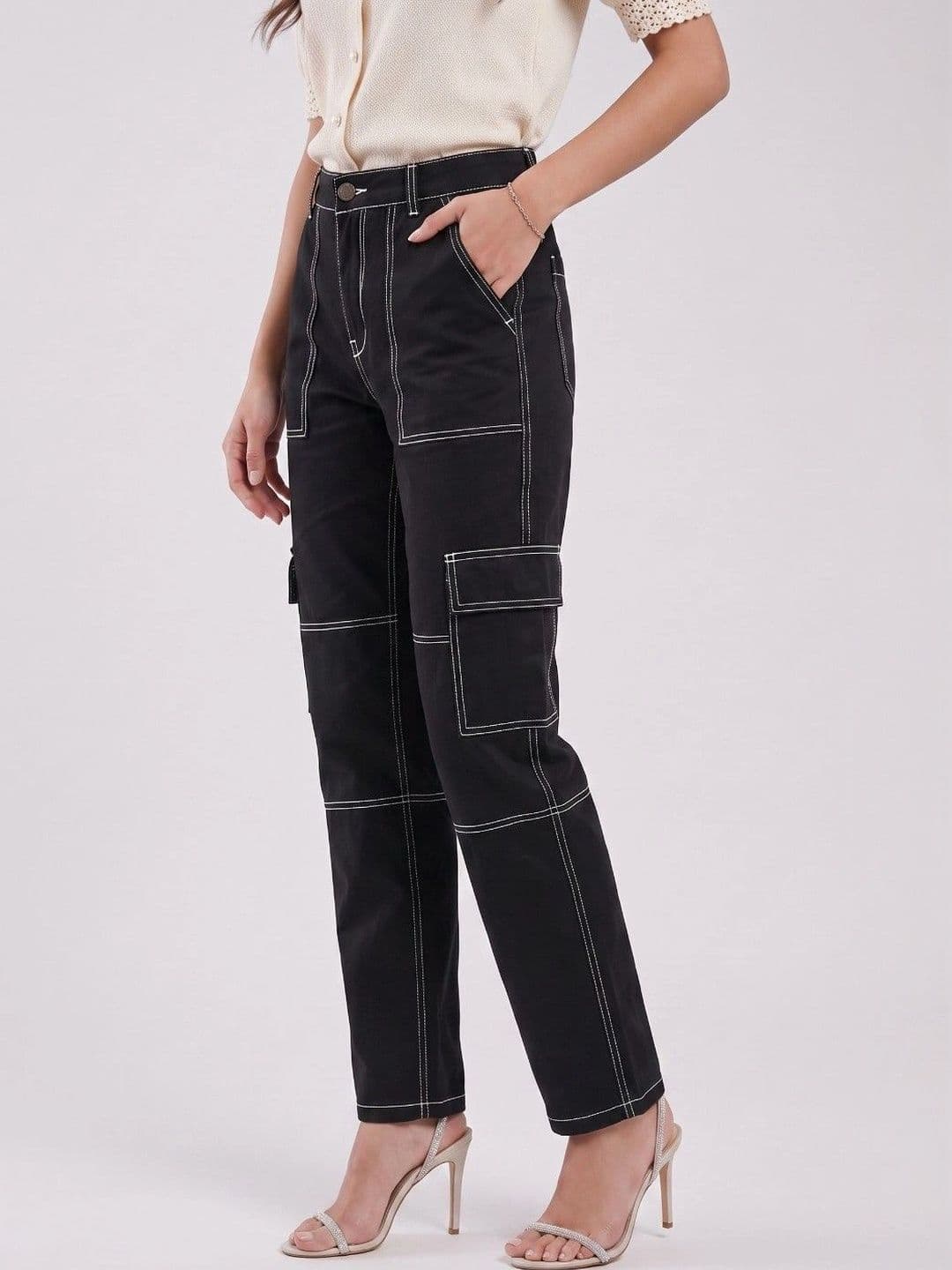 SZN Women Classic Relaxed Fit Mid-Rise Stretchable Jeans - view 1