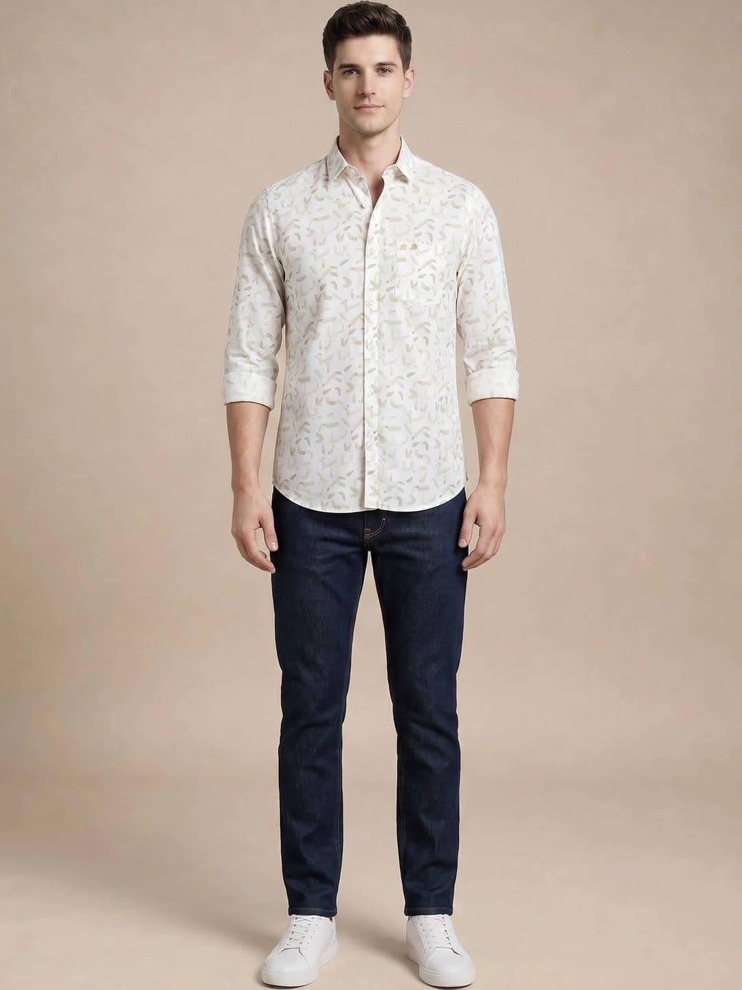 Turtle Men Relaxed Slim Fit Printed Casual Shirt thumbnail 6