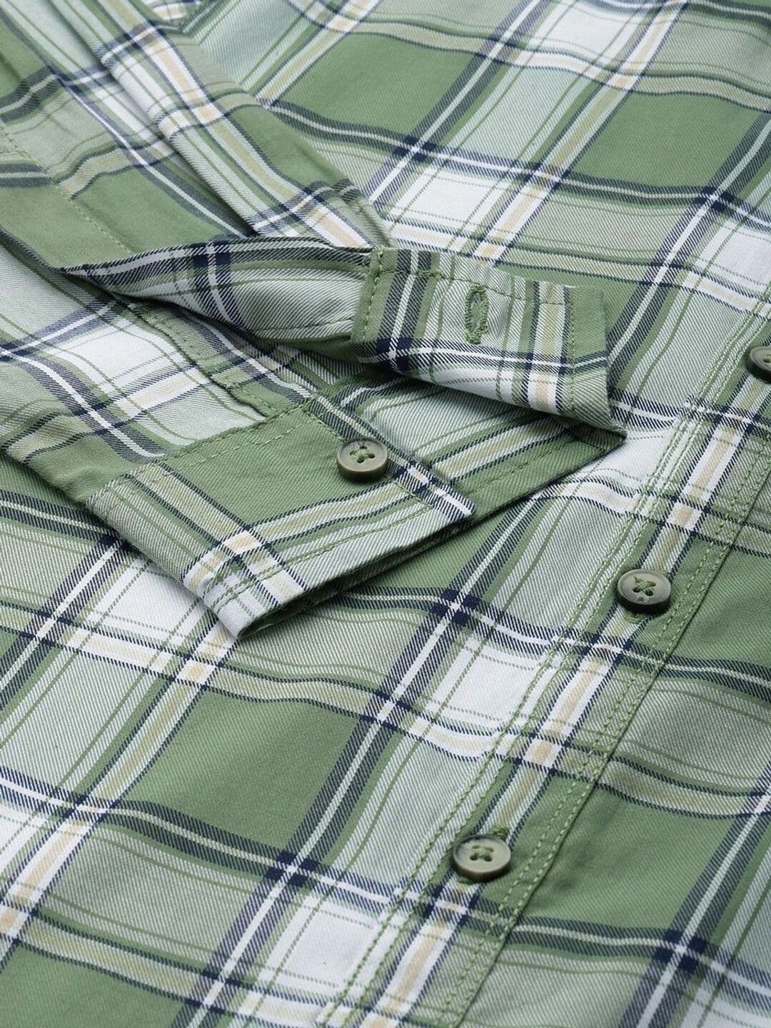Studio-9 Men Classic Slim Fit Checked Casual Shirt thumbnail 4