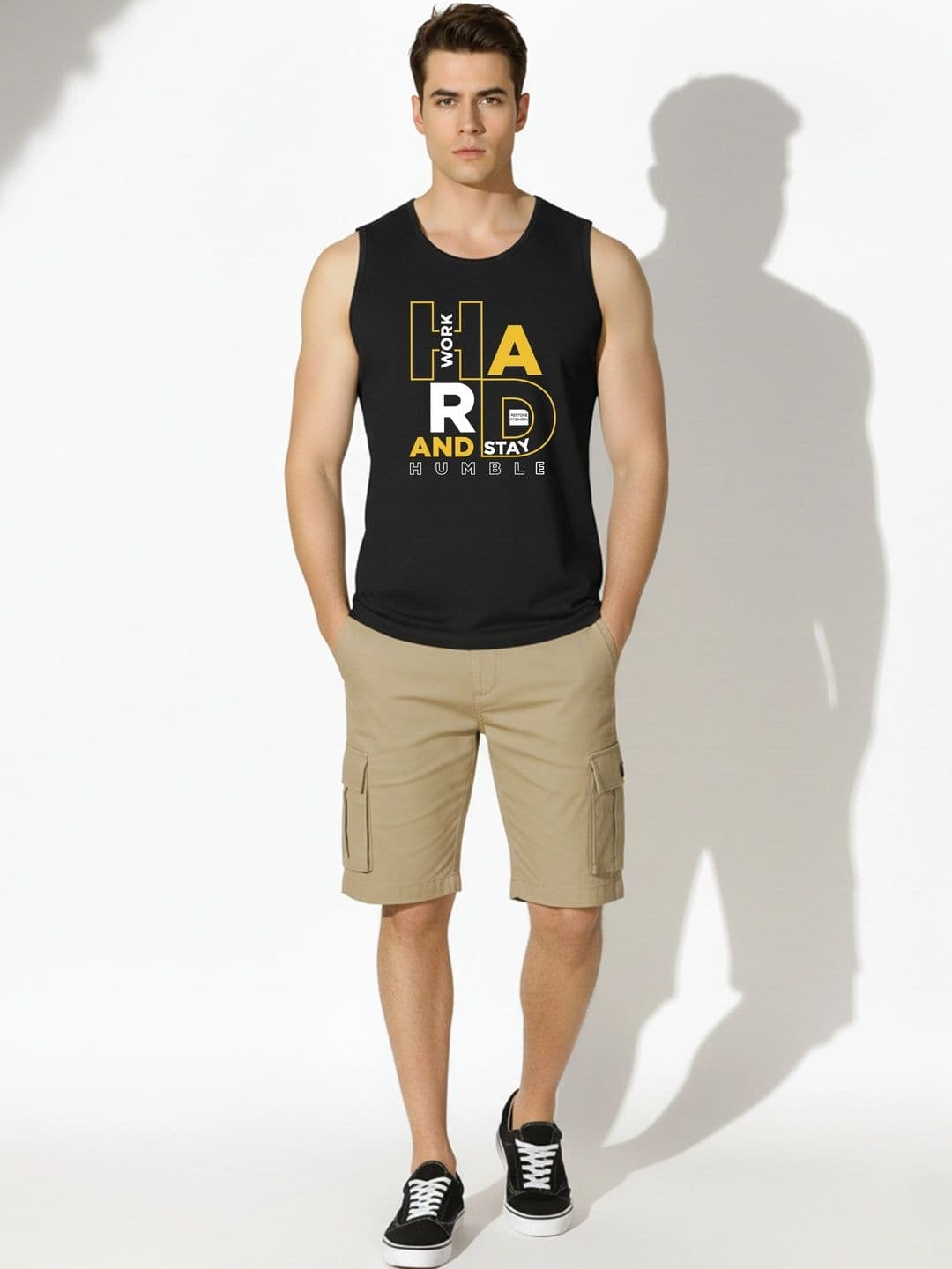SKY HARBOAR Men Typography Pack Of 2 Printed T-shirt thumbnail 5