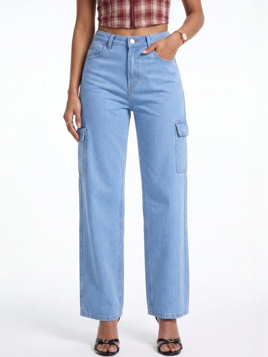 COMFITS Women Classic Relaxed Fit Mid-Rise Stretchable Jeans - view 1