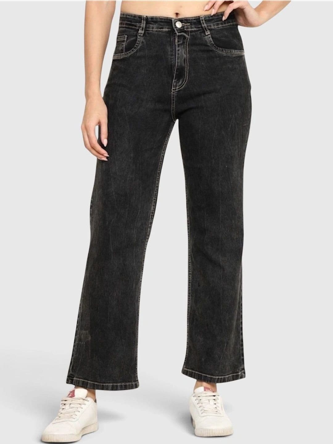 Angelo Women Wide Leg High-Rise Stretchable Jeans - view 1