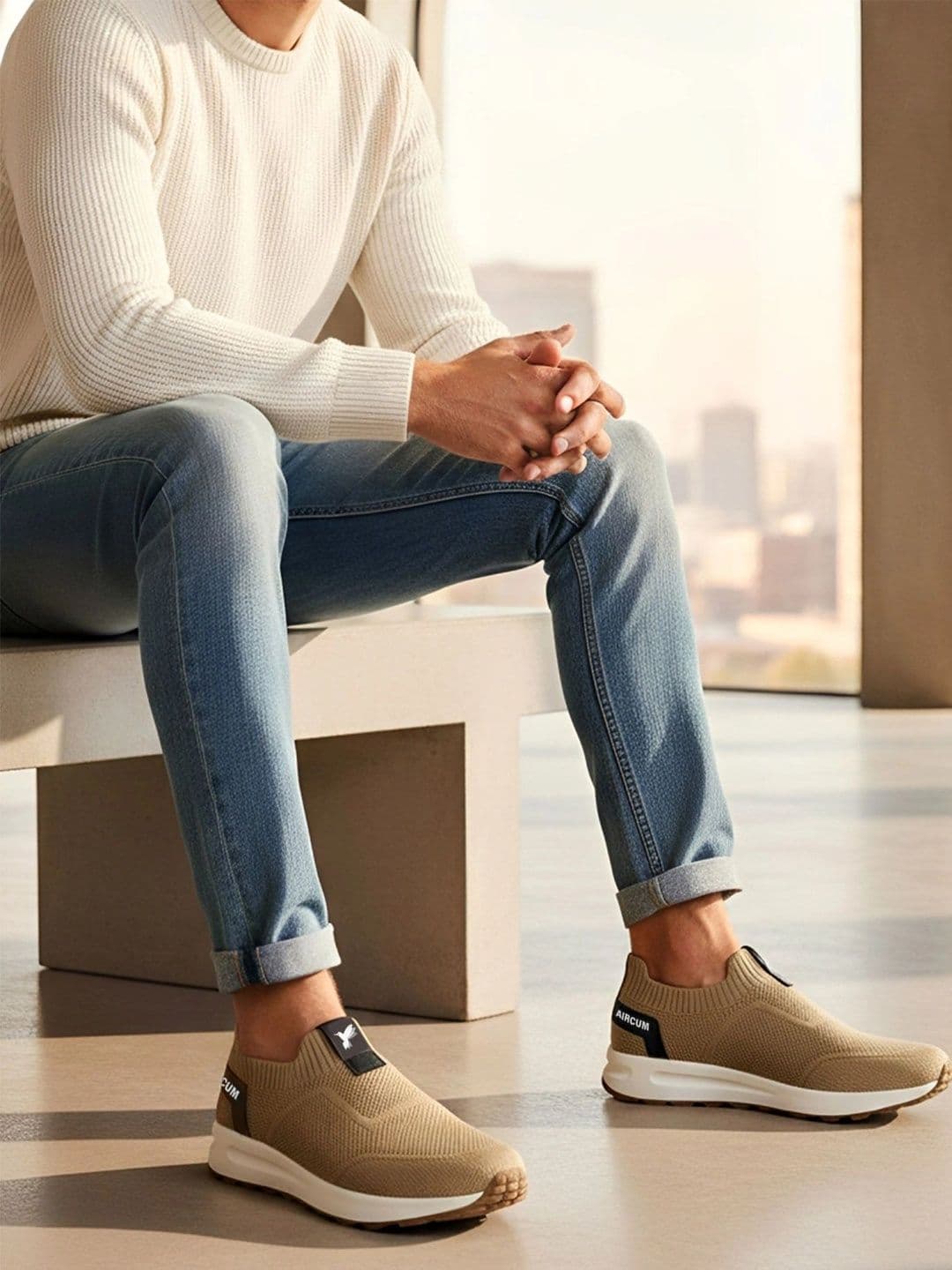 Aircum Men Mesh Walking Shoes thumbnail 2