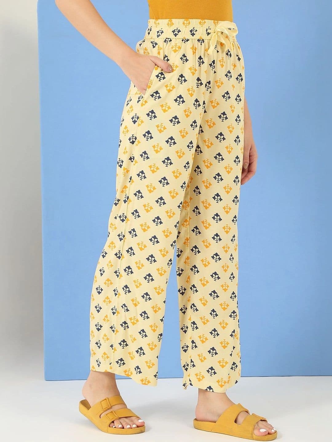 Sweet Dreams Women Ethnic Motifs Printed Knitted Ethnic Palazzos thumbnail 6