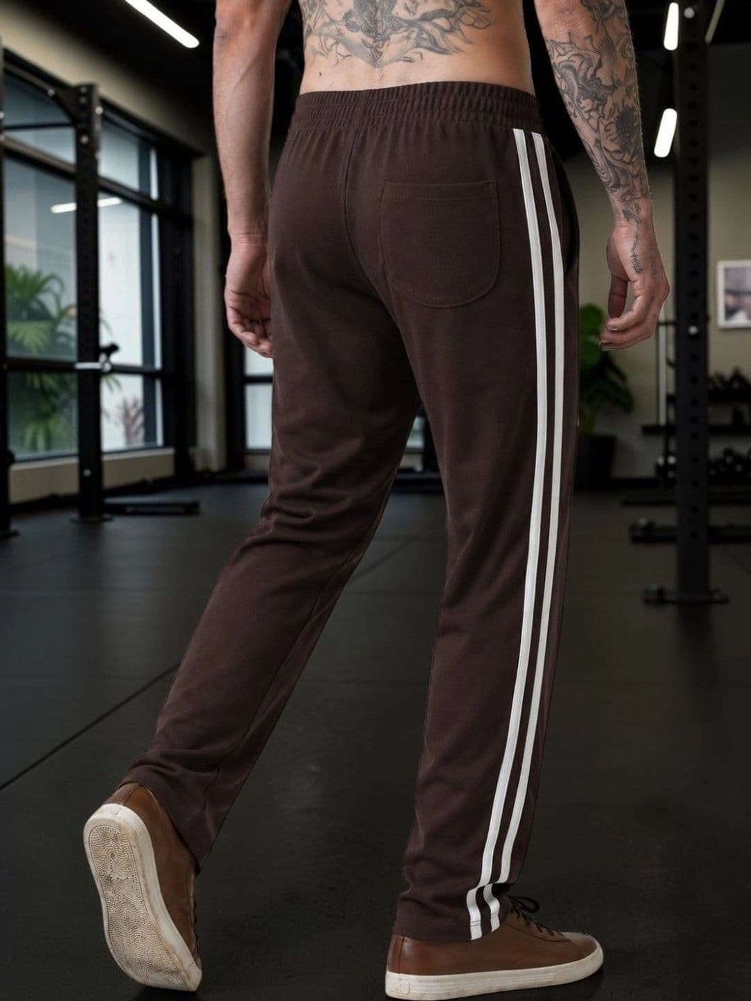 MOJAMEDI Men Straight Fit Training Track Pants thumbnail 3
