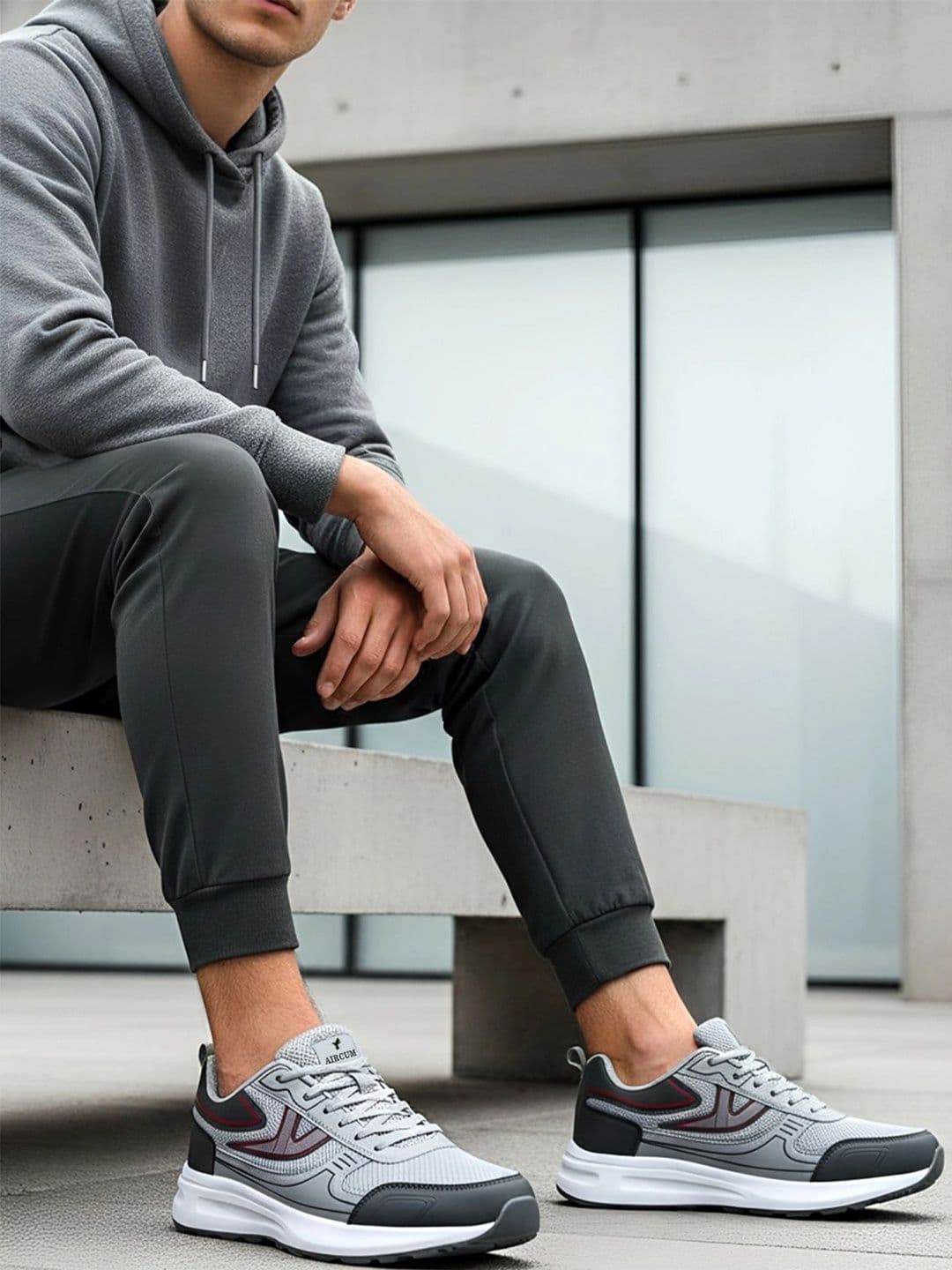 Aircum Men Textured Sneakers thumbnail 3