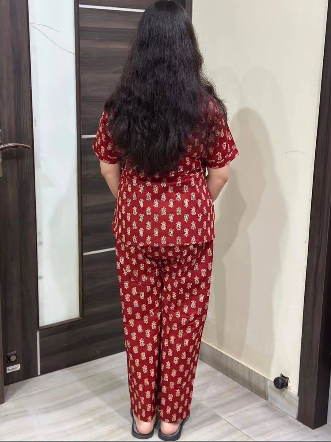 Vijaylaxmi Ethnic for Everyday Women Ethnic Motifs Printed Regular Pure Cotton Kurta with Pyjamas thumbnail 3