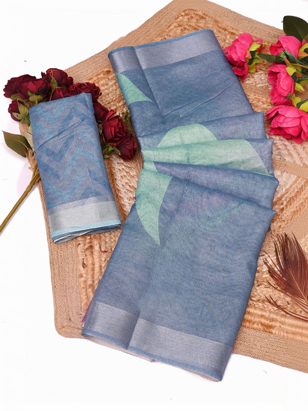 HERE&NOW Silk Cotton Handloom Saree thumbnail 2