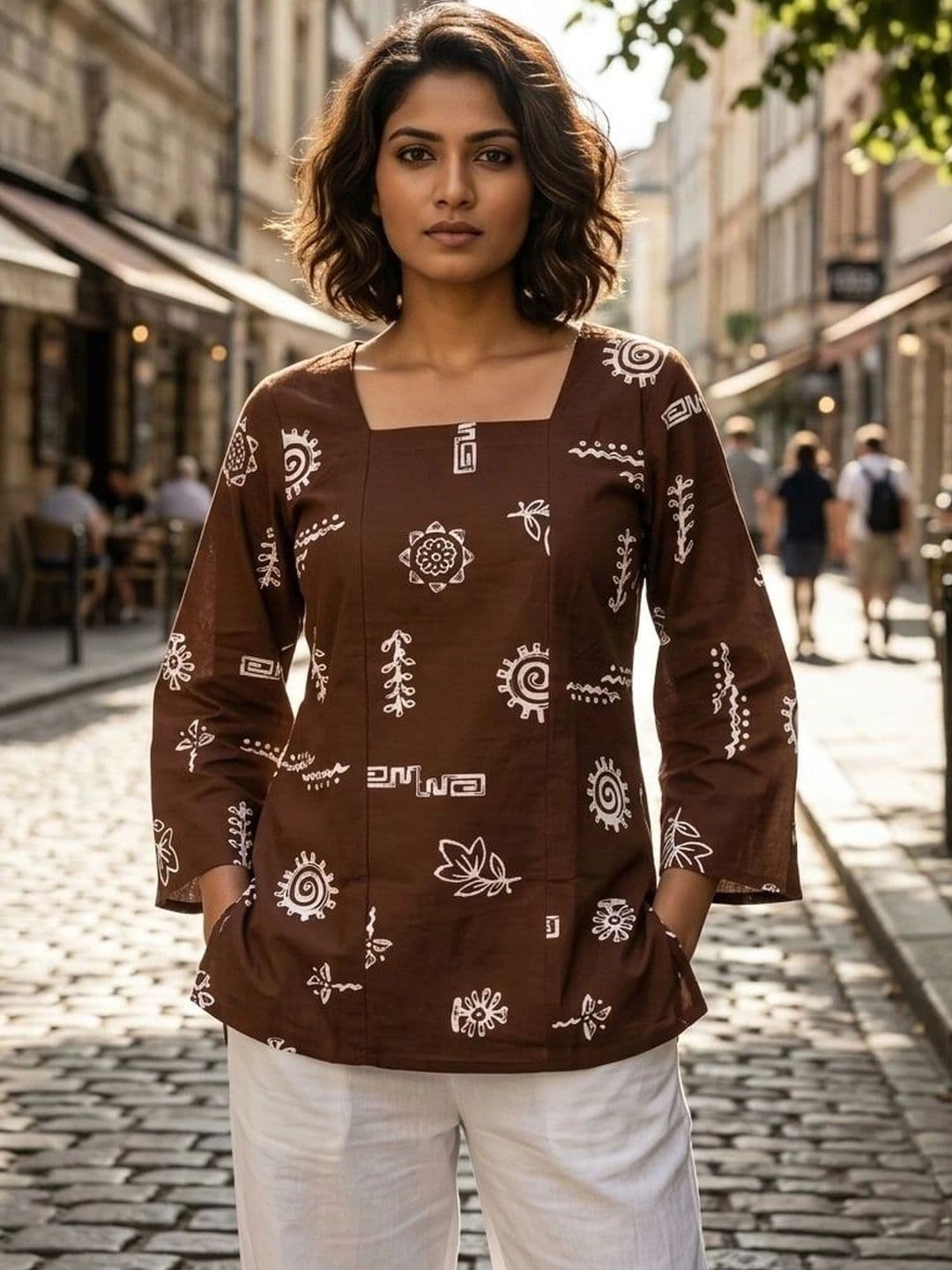 flipFabric Women Ethnic Motifs Printed Kurta thumbnail 4
