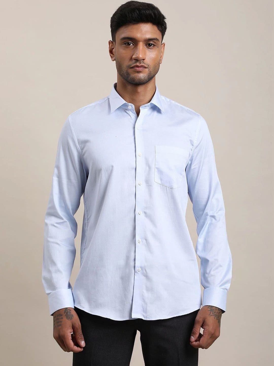 Turtle Men Standard Slim Fit Formal Shirt thumbnail 6