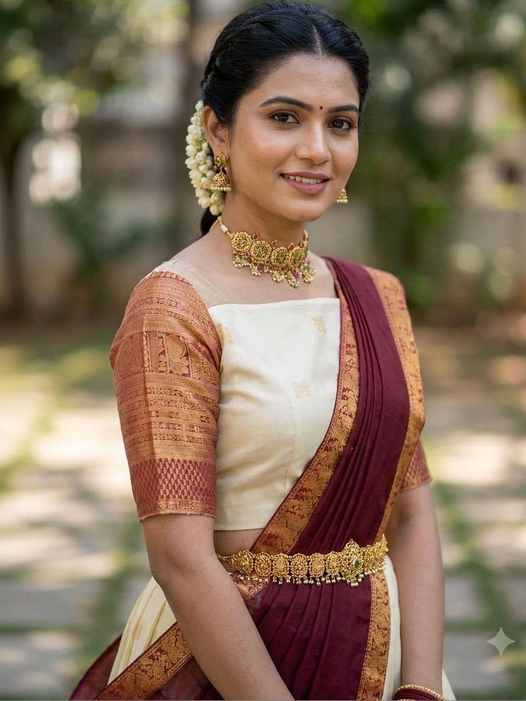 Fabcartz Semi-Stitched Lehenga & Unstitched Blouse With Dupatta thumbnail 4