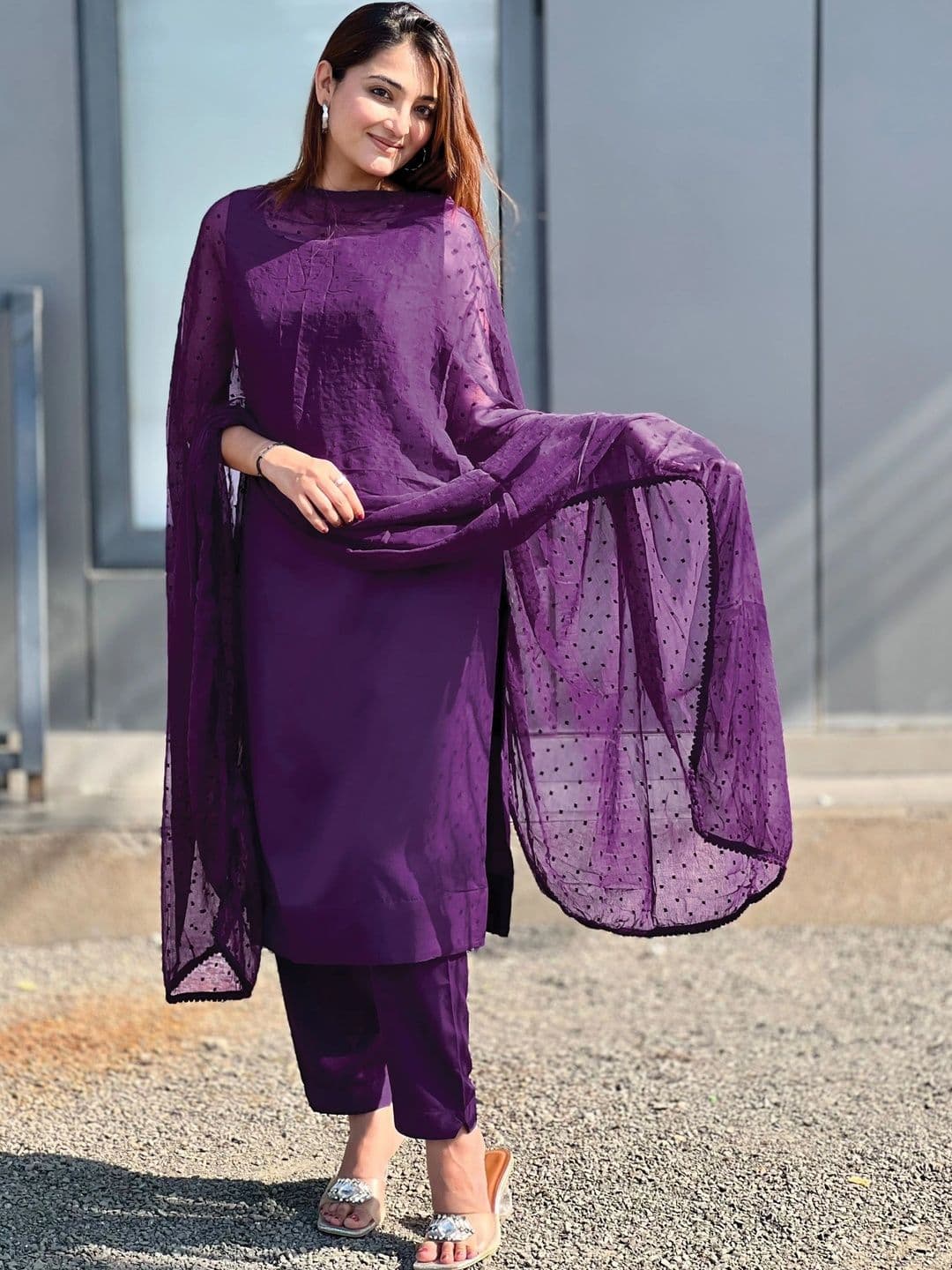 Noor Creation NoorCreation Women Regular Kurta with Trousers & With Dupatta - view 1