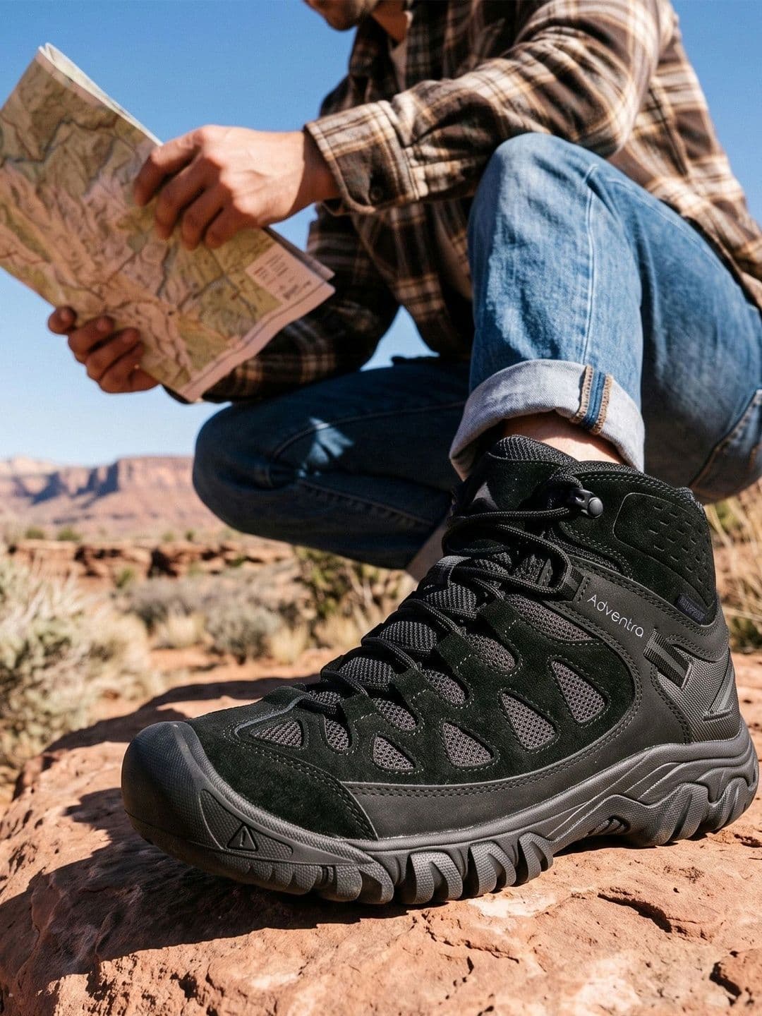 Adventra Sports Men Trekking Shoes thumbnail 5