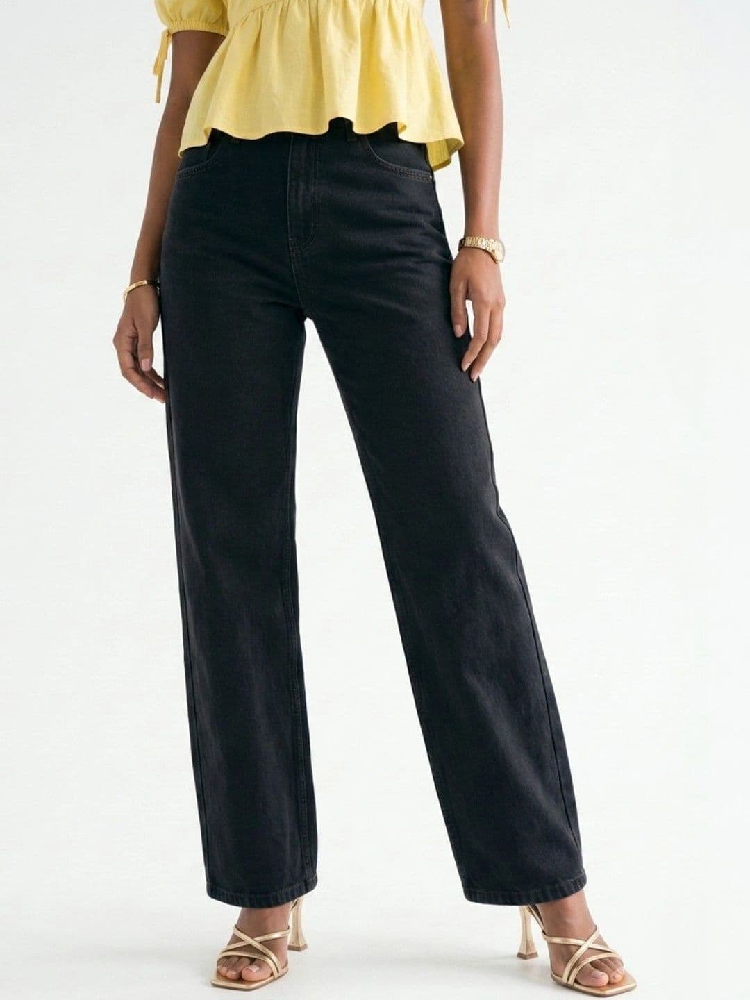 COMFITS Women Classic Relaxed Fit Mid-Rise Stretchable Jeans - view 1
