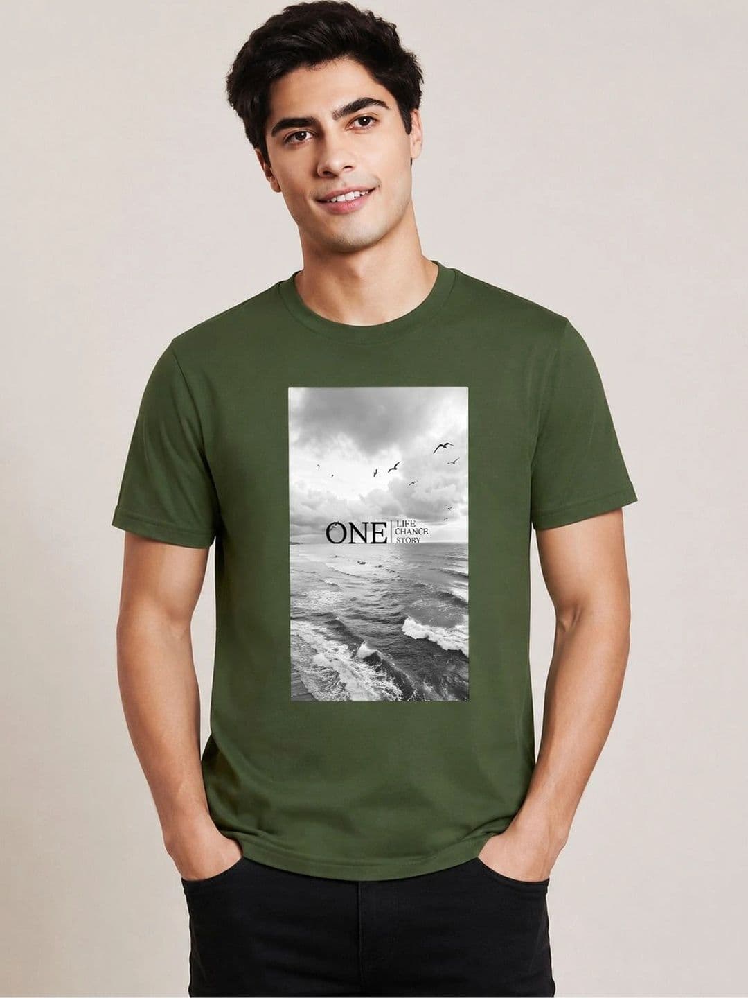 The Arth India Clothing Men Printed T-shirt - view 1