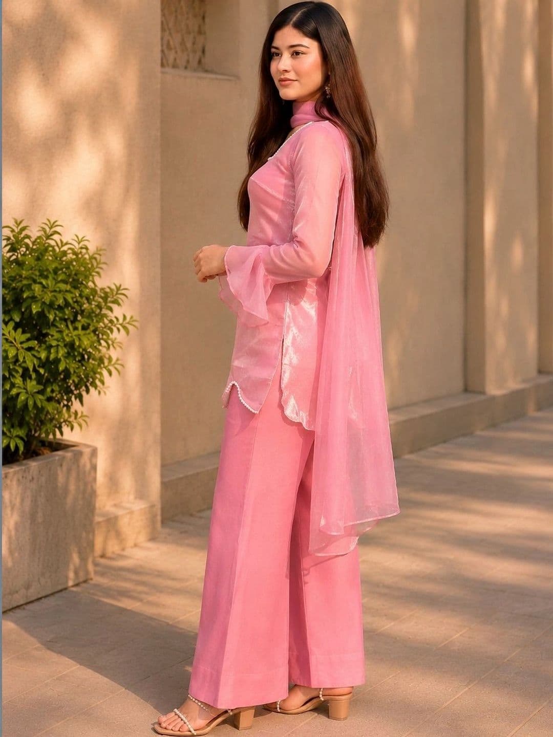 niva fashion Women Regular Kurta with Palazzos & With Dupatta thumbnail 7