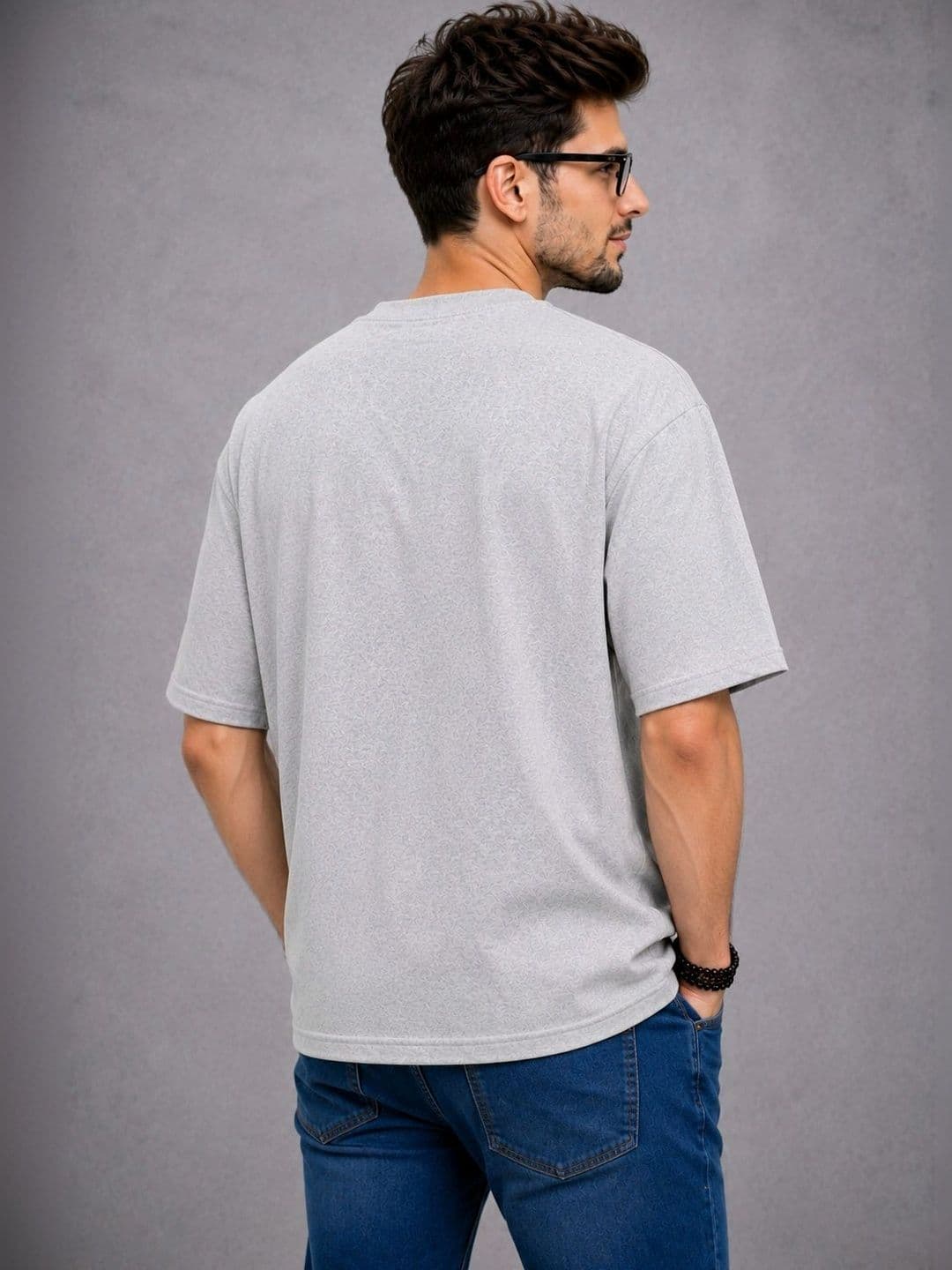 Moda Rapido Men Printed Drop-Shoulder Sleeves T-shirt thumbnail 2