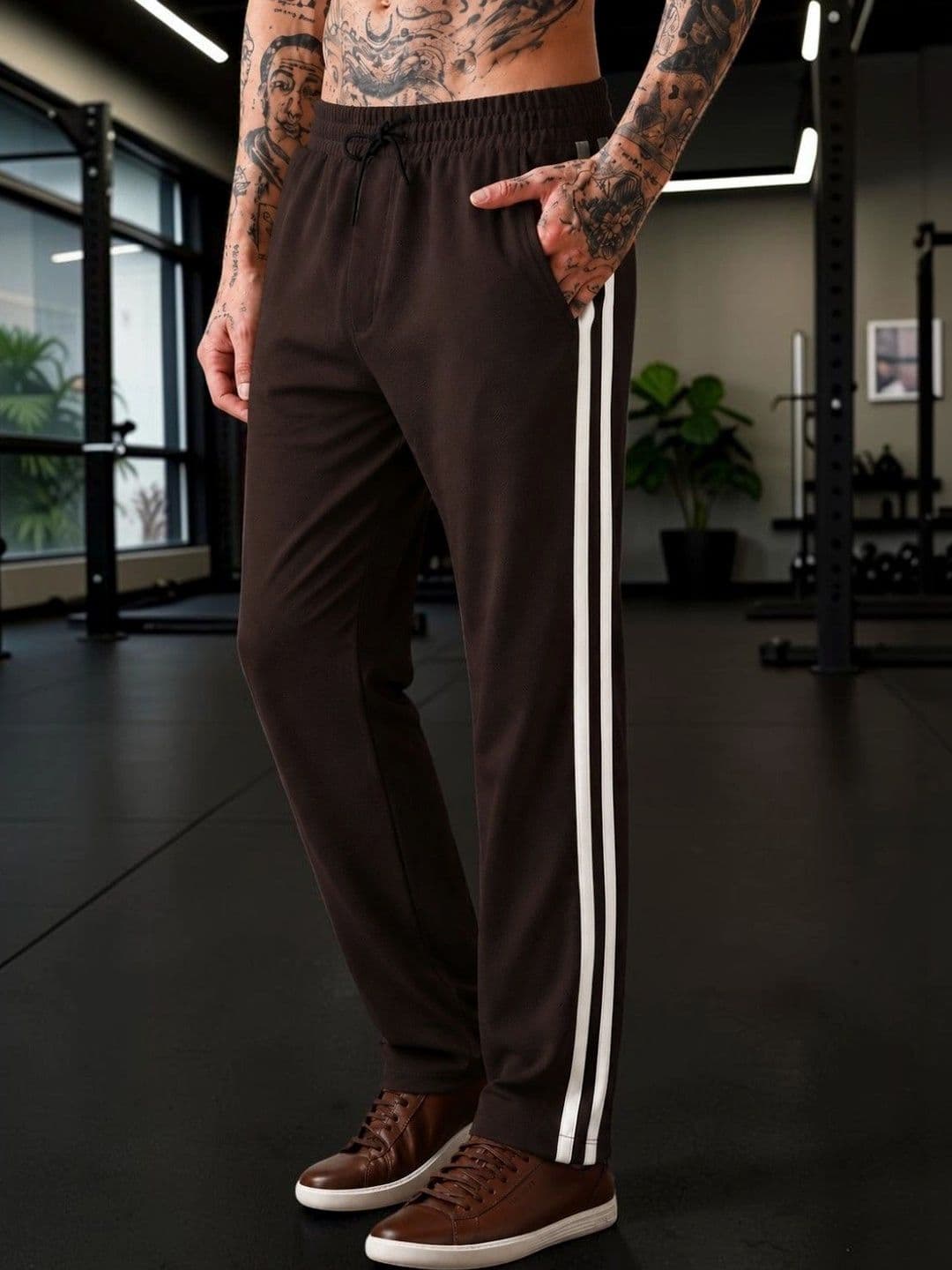 MOJAMEDI Men Straight Fit Training Track Pants thumbnail 4