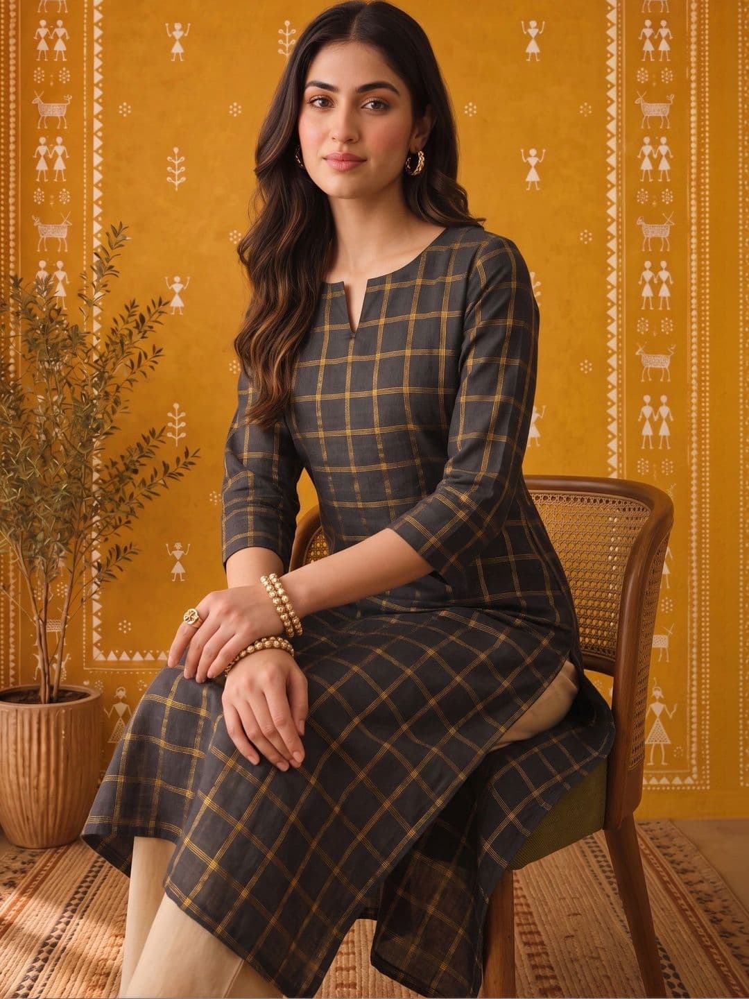 Anouk Women Handloom Kurta thumbnail 7