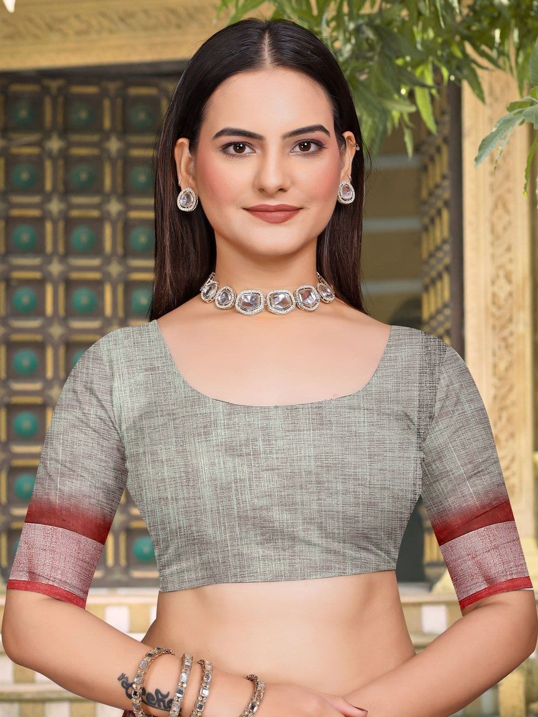 HERE&NOW Floral Saree thumbnail 6