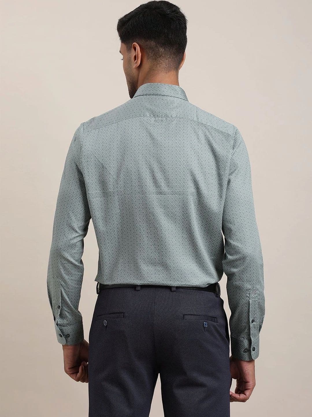 Turtle Men Standard Slim Fit Printed Formal Shirt thumbnail 5