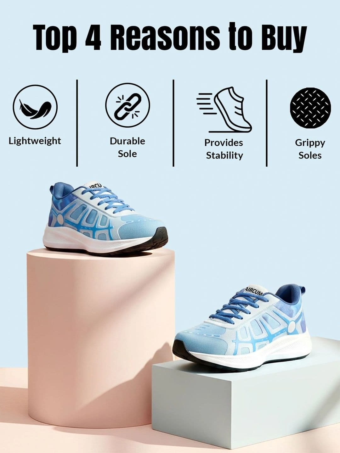 Aircum Men Mesh Running Shoes thumbnail 3