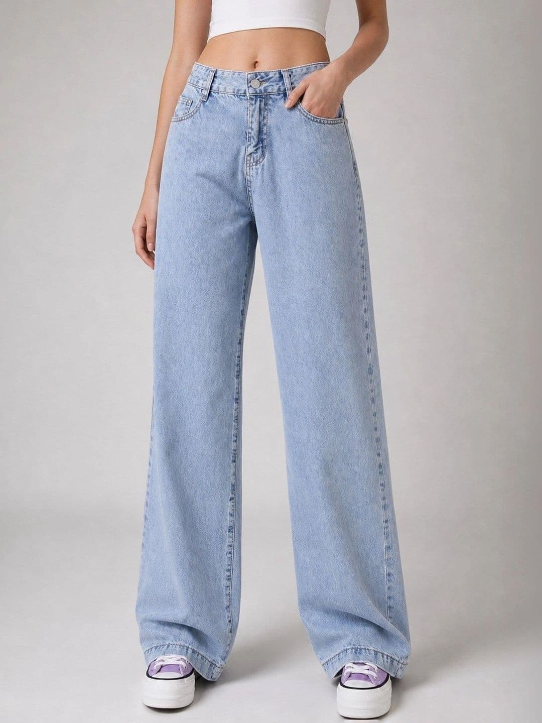 Suo Women Straight Fit Mid-Rise Jeans thumbnail 4