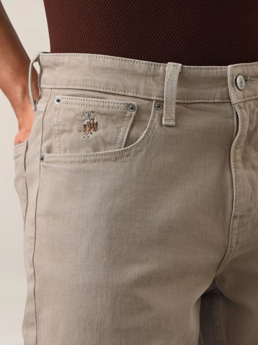 U.S. Polo Assn. Denim Co. Men Relaxed Fit Mid-Rise Jeans thumbnail 5