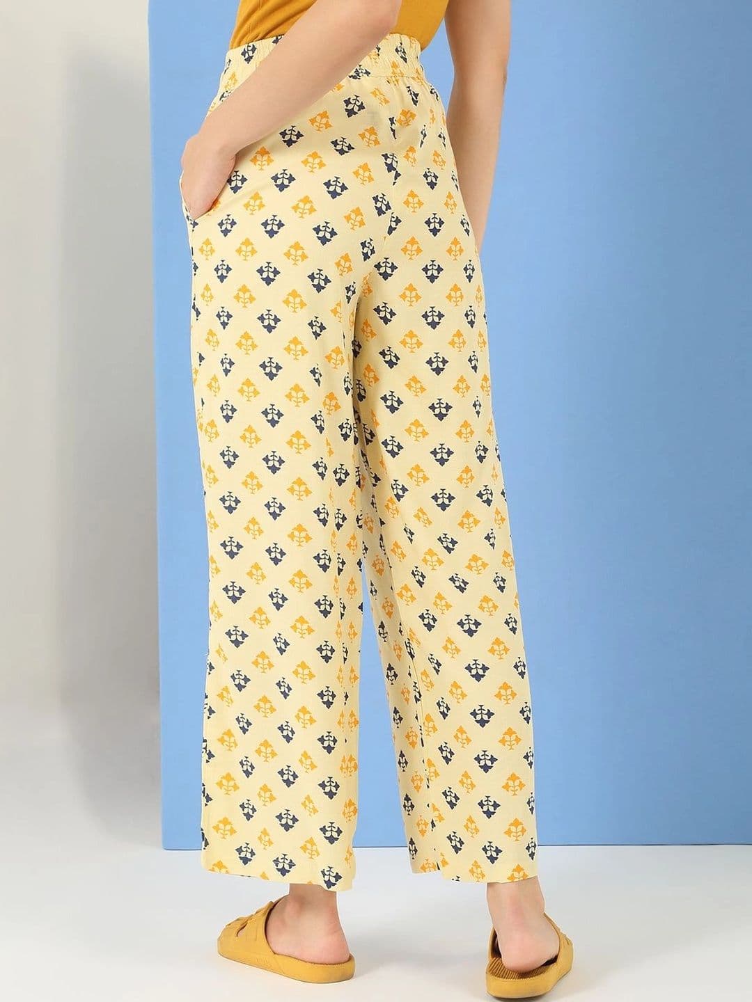 Sweet Dreams Women Ethnic Motifs Printed Knitted Ethnic Palazzos thumbnail 7