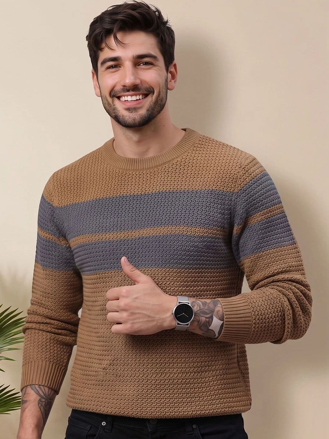Moda Rapido Men Colourblocked Pullover - view 1