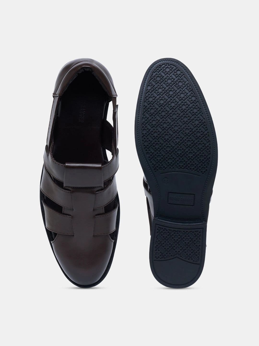 Urban Ranger by pantaloons Men PU Fisherman Sandals thumbnail 3