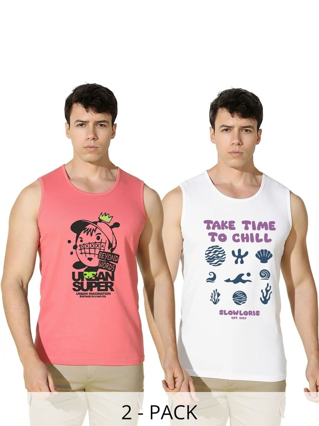 CRYPTIC Men 2 Printed T-shirt - view 1