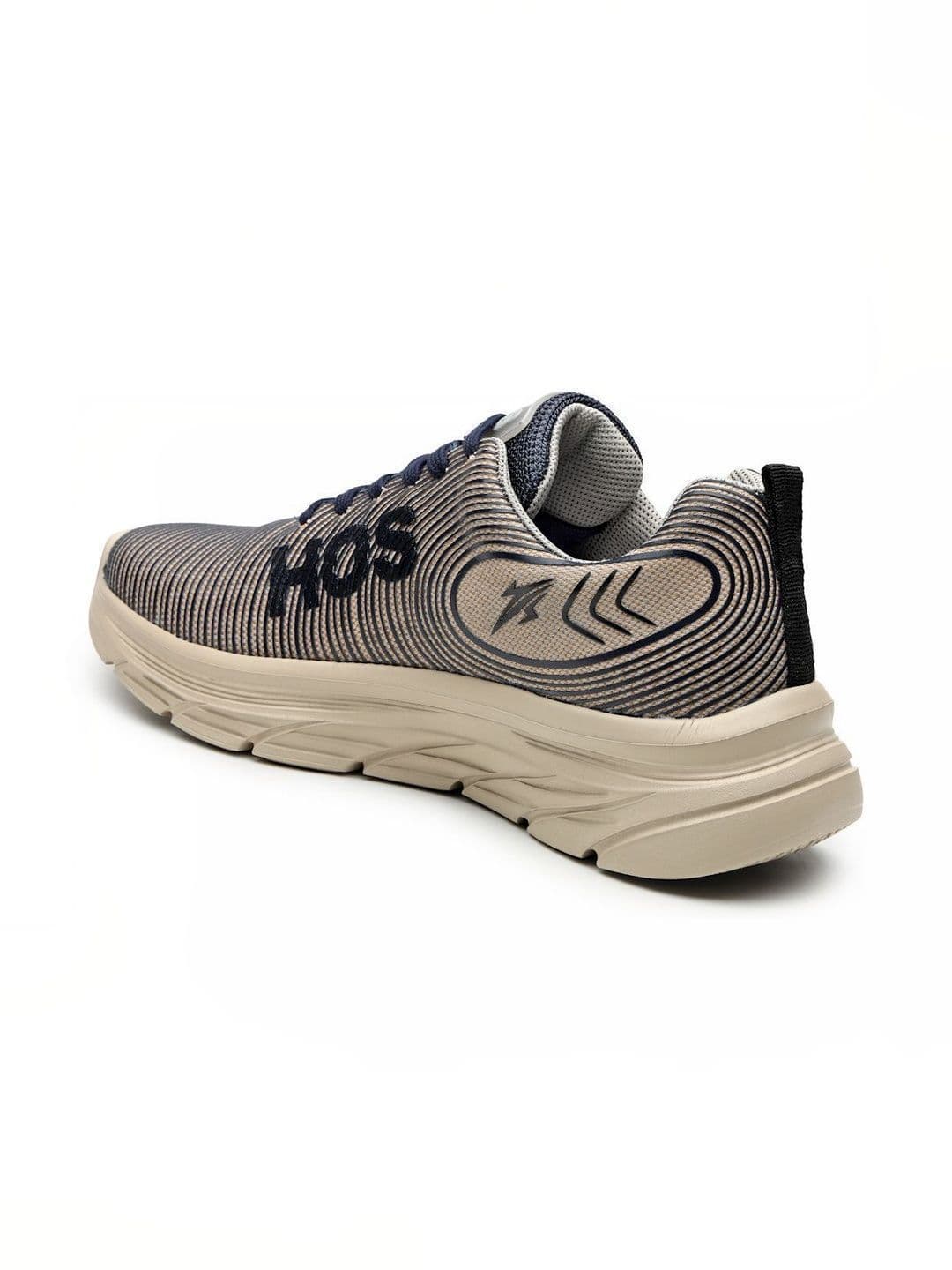 HOS Men Running Shoes Lace-Up Lightweight Comfortable Sports Shoes thumbnail 6