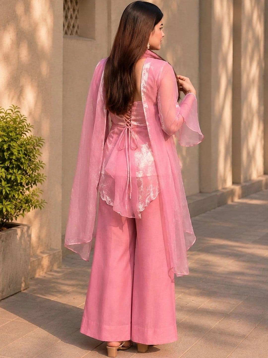 niva fashion Women Regular Kurta with Palazzos & With Dupatta thumbnail 5