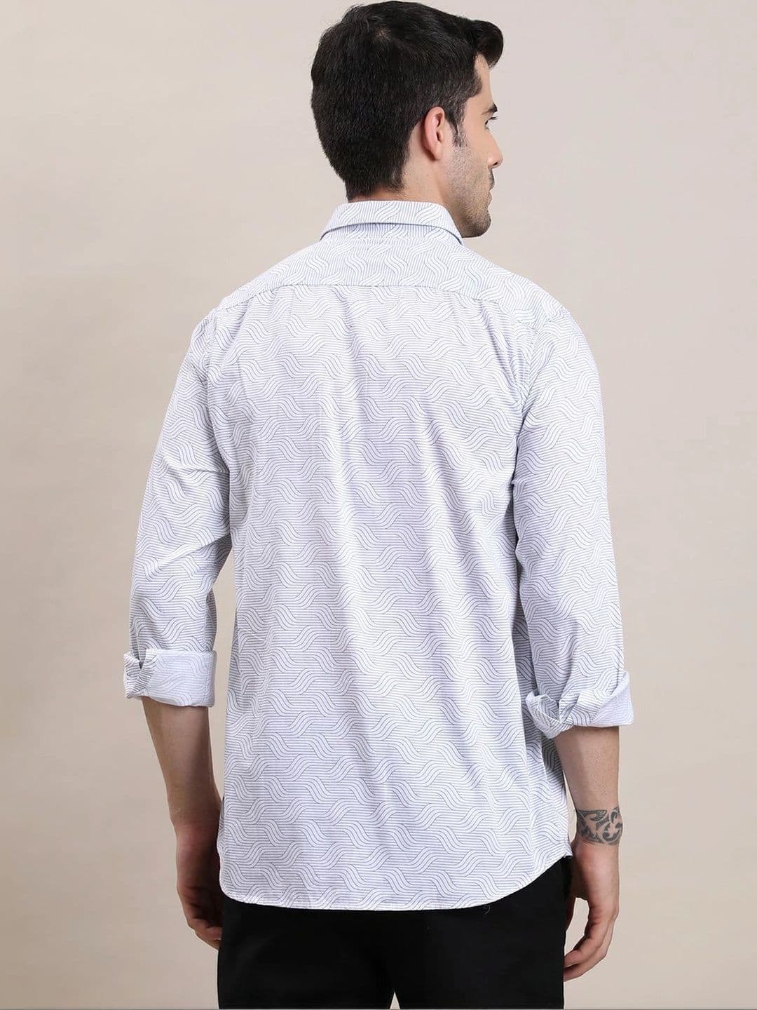 Turtle Men Relaxed Slim Fit Printed Casual Shirt thumbnail 6