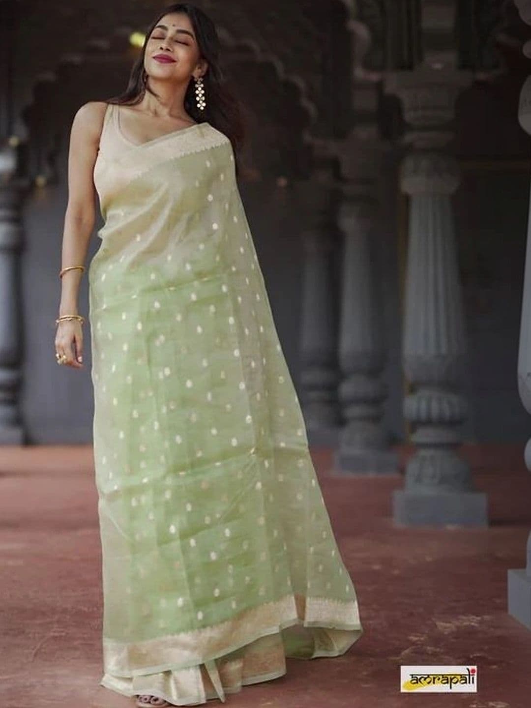 HERE&NOW Woven Design Zari Banarasi Saree - view 1
