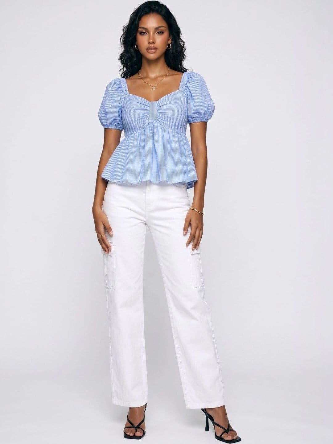 COMFITS Women Classic Relaxed Fit Mid-Rise Stretchable Jeans thumbnail 5