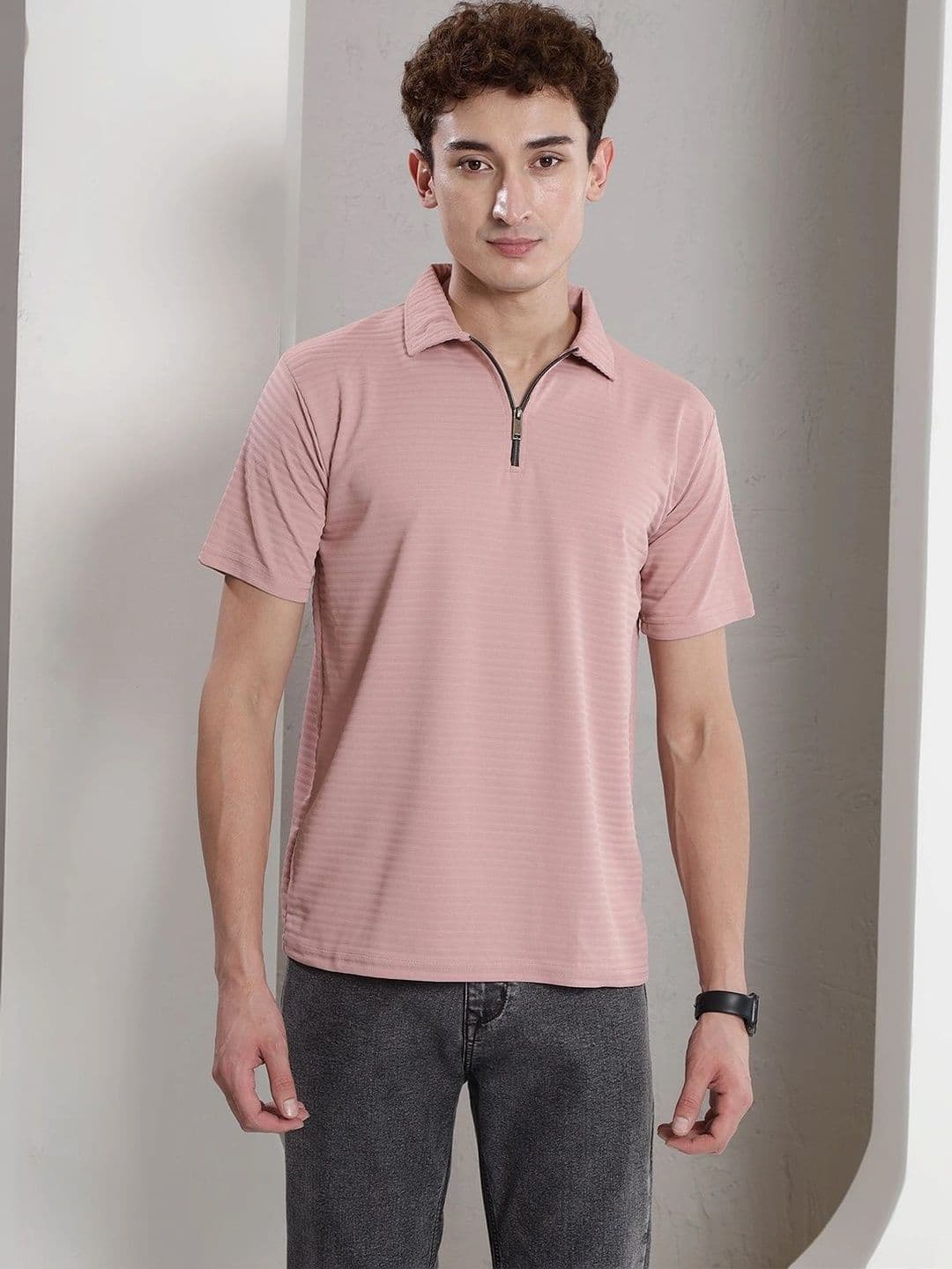 Tromko Men Polo Collar Antimicrobial T-shirt - view 1