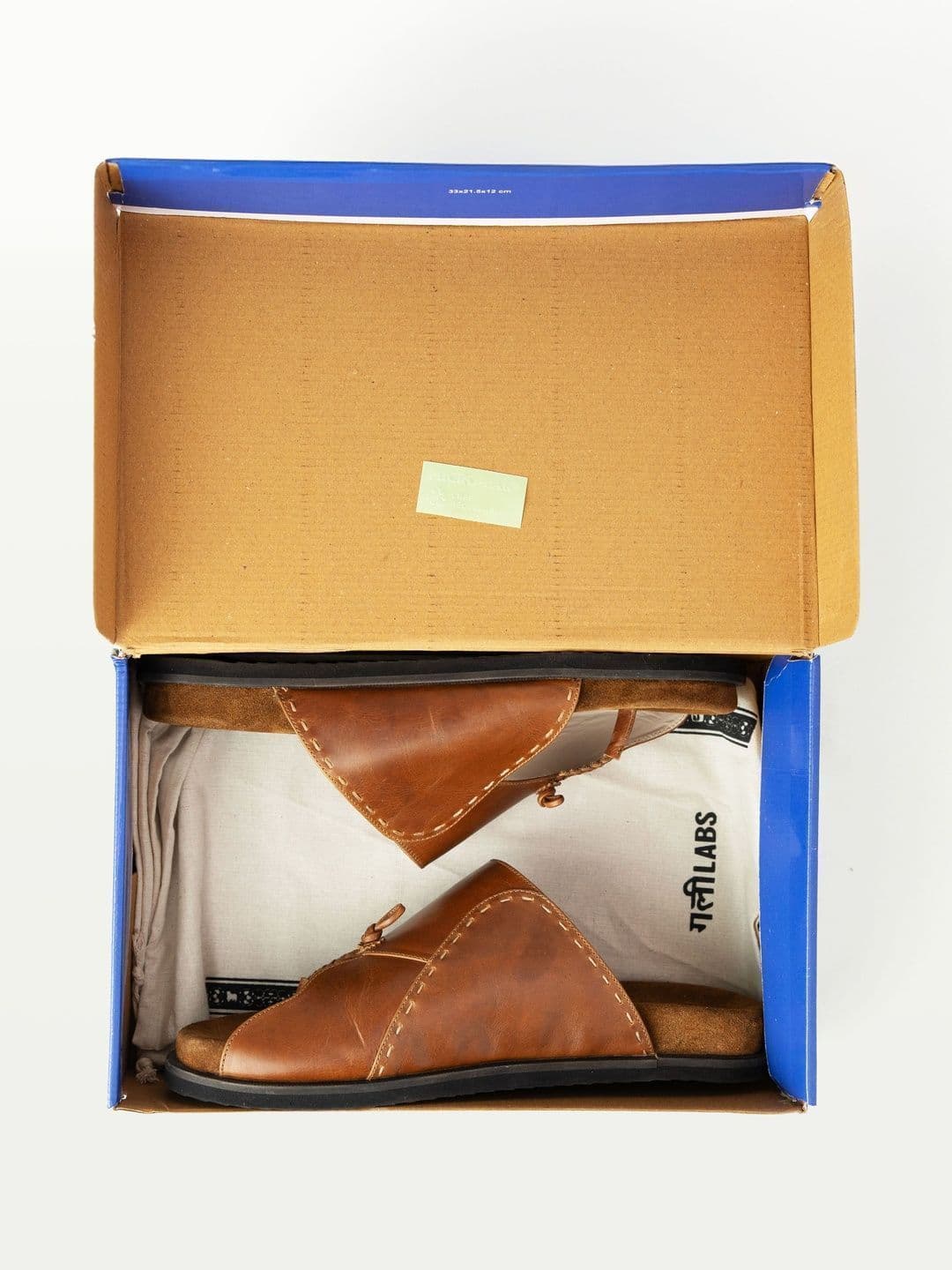 GULLY LABS Men Leather Sal Brown Casual Kolhapuri Sandals thumbnail 7