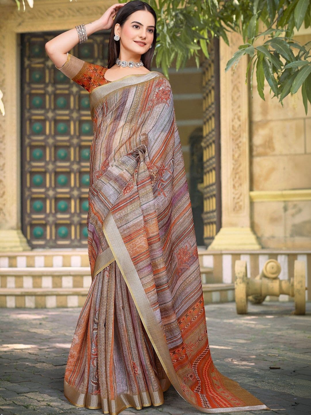 MANVAA Saree thumbnail 7