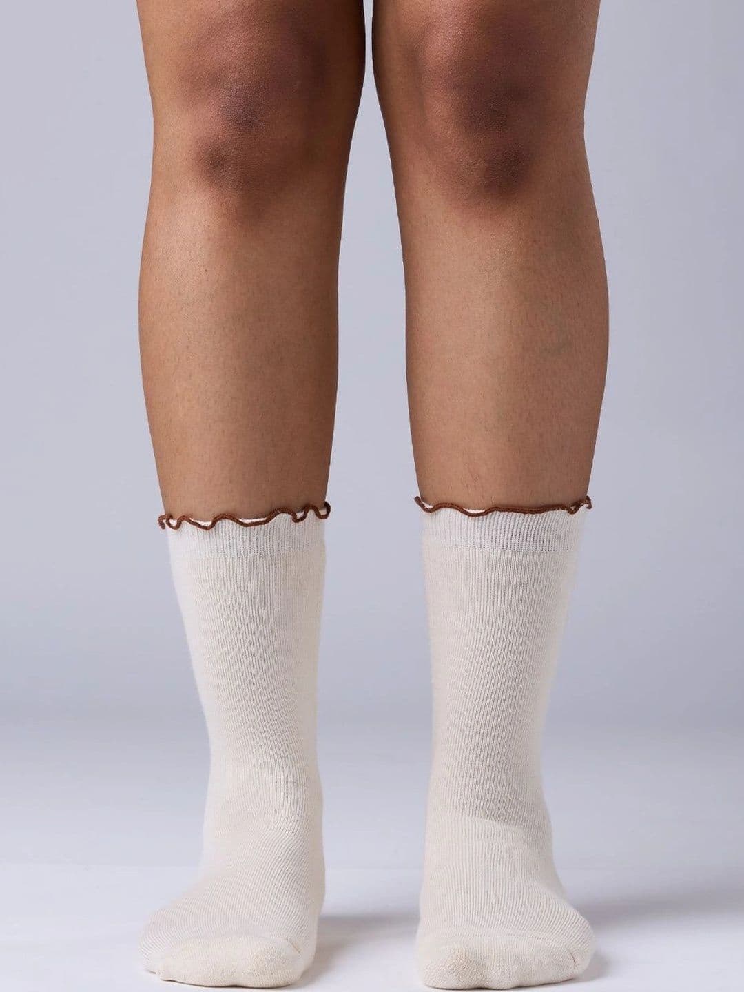 The Souled Store Unisex Cotton Blend Patterned Above Ankle Socks - view 1