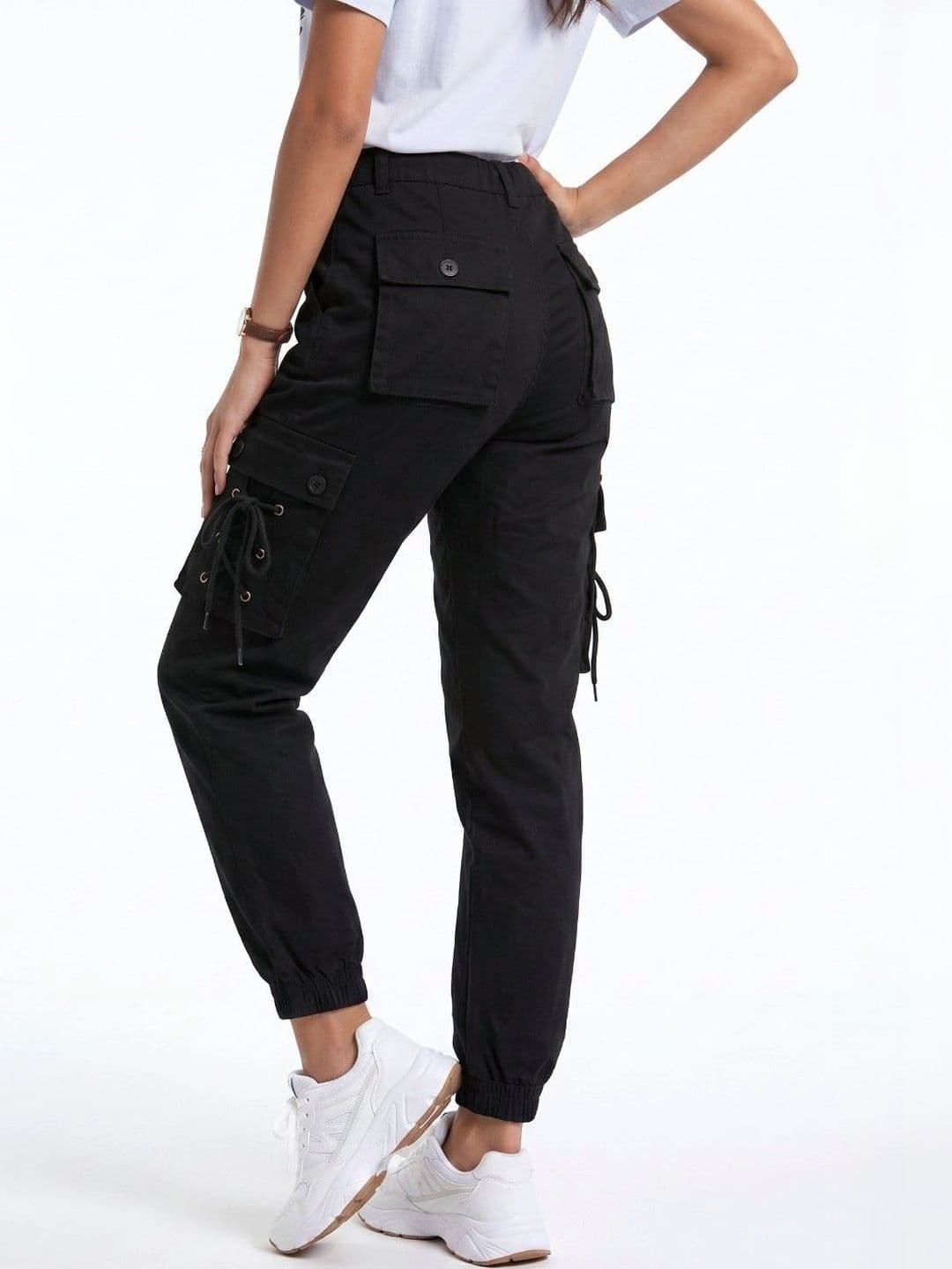 jeancherry Women Classic Relaxed Fit Mid-Rise Coated Stretchable Jeans thumbnail 3
