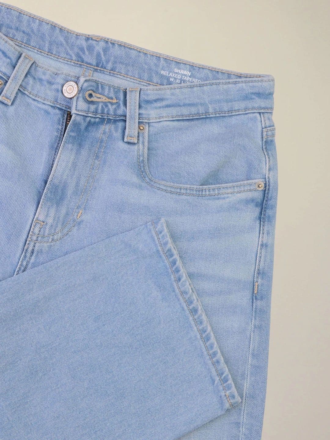 U.S. Polo Assn. Denim Co. Men Straight Fit Mid-Rise Low Distress Jeans thumbnail 3